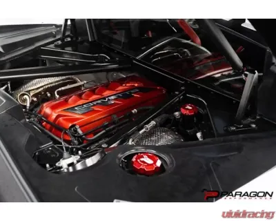 Paragon Performance Oil Cap Chevrolet C8 Corvette 2020-2024 - PP-P0010A-A-BLK-EN